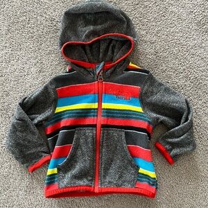 Infant Boy North Face Full Zip Hoodie 6 to 12 months